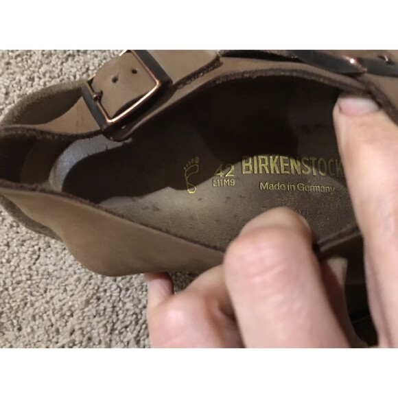 Birkenstock’s EU 42 Milano Brown US Ladies 11 Mens 9 Regular Fit sandals shoes main image 8